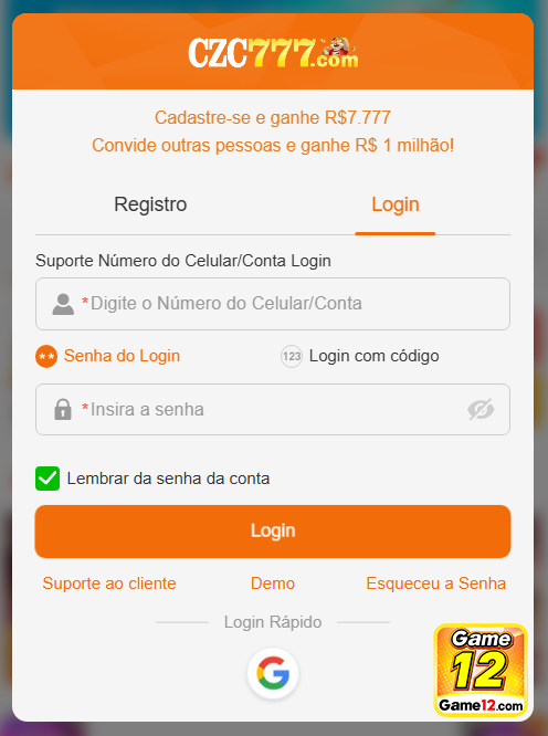 Recompensas VIP game12.com